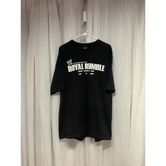 Vintage WWE/WWF Royal Rumble 2007 Event Tee Shirt Size XLarge Y2K raw smackdown - Picture 1 of 9
